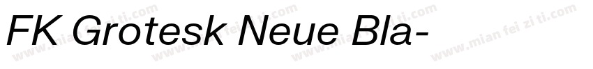 FK Grotesk Neue Bla字体转换